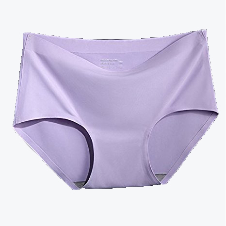 Seamless Sticky Panties for Women Sexy Low Waist Ice Silk Sexy